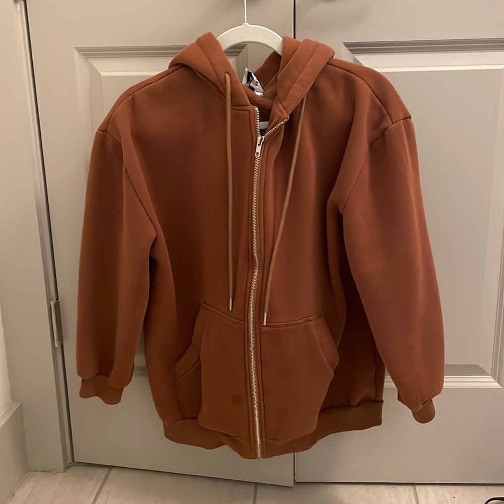 Florida Oversized Zip Up Sweatshirt